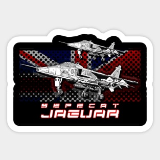 Sepecat Jaguar English French FighterJet Sticker